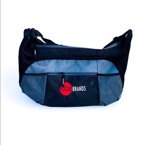 Focus Brands Gray Black Duffle Gym Travel Bag